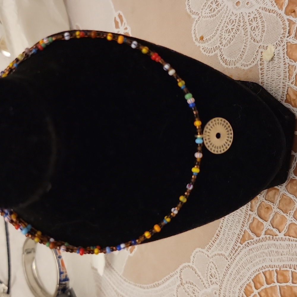 RETIRED SILPADA BEADED NECKLACE N1505 CHOKER STERLING SILVER PENDANT